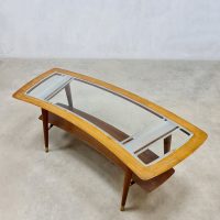Midcentury Italian design coffee table salontafel Cesare Lacca
