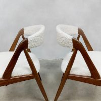 Midcentury design dining chairs eetkamerstoelen Kai Kristiansen Schou Andersen