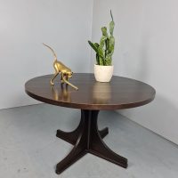 Midcentury round dining table vintage