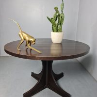 Midcentury round dining table vintage