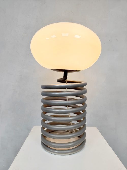 Vintage spiral Germany table lamp tafellamp Ingo Maurer