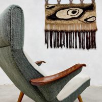 Rare midcentury Scandinavian modern design armchair lounge fauteuil vintage design