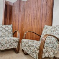Art Deco armchairs lounge fauteuils Jindrich Halabala H-269