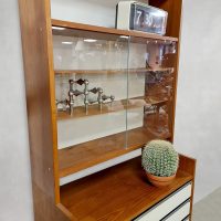 Vintage teak wall unit cabinet Cees Braakman Pastoe