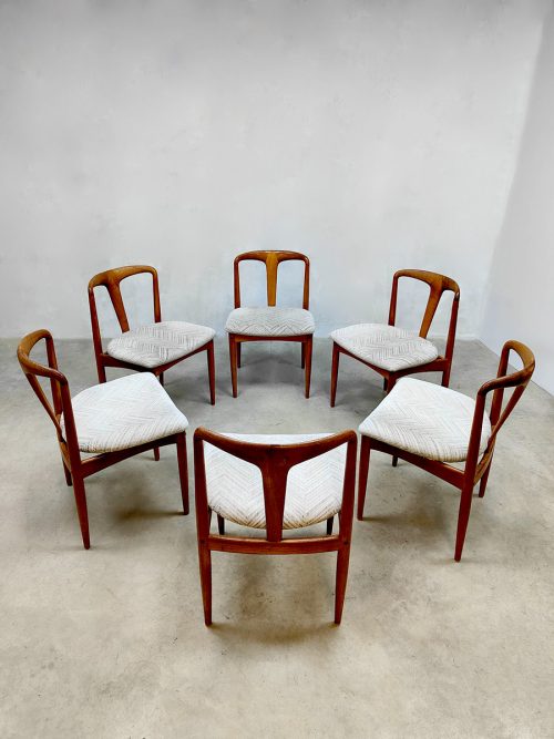 Vintage dining chairs eetkamerstoelen 'Juliane' Johannes Andersen Uldum