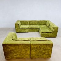 Vintage modular sofa modulaire elementen bank 'Green Spirit'
