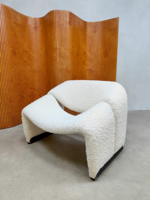 Vintage 'Groovy' easy chair lounge M-chair Artifort Pierre Paulin F598