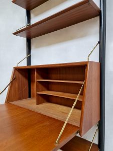 Midcentury Dutch design wall unit Webe Louis van Teeffelen