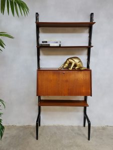 Midcentury Dutch design wall unit Webe Louis van Teeffelen