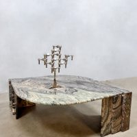 Italian design marble coffee table vintage marmeren salontafel
