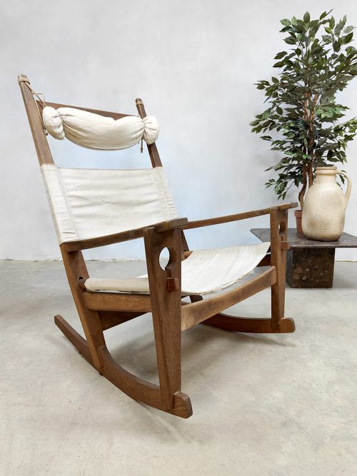 Midcentury design Wegner rocking chair Getama GE-673