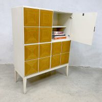 Midcentury design cabinet highboard kast Musterring 'Cubism'
