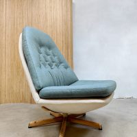 Midcentury Danish design swivel chair lounge fauteuil Madsen & Schübel
