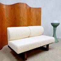 Midcentury modern sofa 'Wabi Sabi Minimalism' vintage