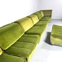 Vintage modular sofa modulaire Chateau d'ax 'Green Vibes'