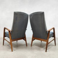 Midcentury Danish design armchairs lounge fauteuils