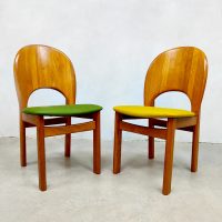 Vintage Danish dining chairs eetkamerstoelen Niels Koefoed Glostrup