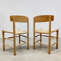 Vintage design oak dinning chairs J39 houten eetkamer stoelen Børge Mogensen