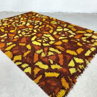 Midcentury design Scandinavian tapestry carpet tapijt seventies design colors vintage