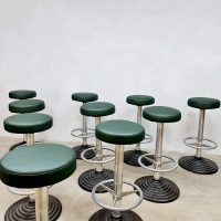 Vintage midcentury barstools stool industrial 70's