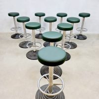 Vintage midcentury barstools stool industrial 70's