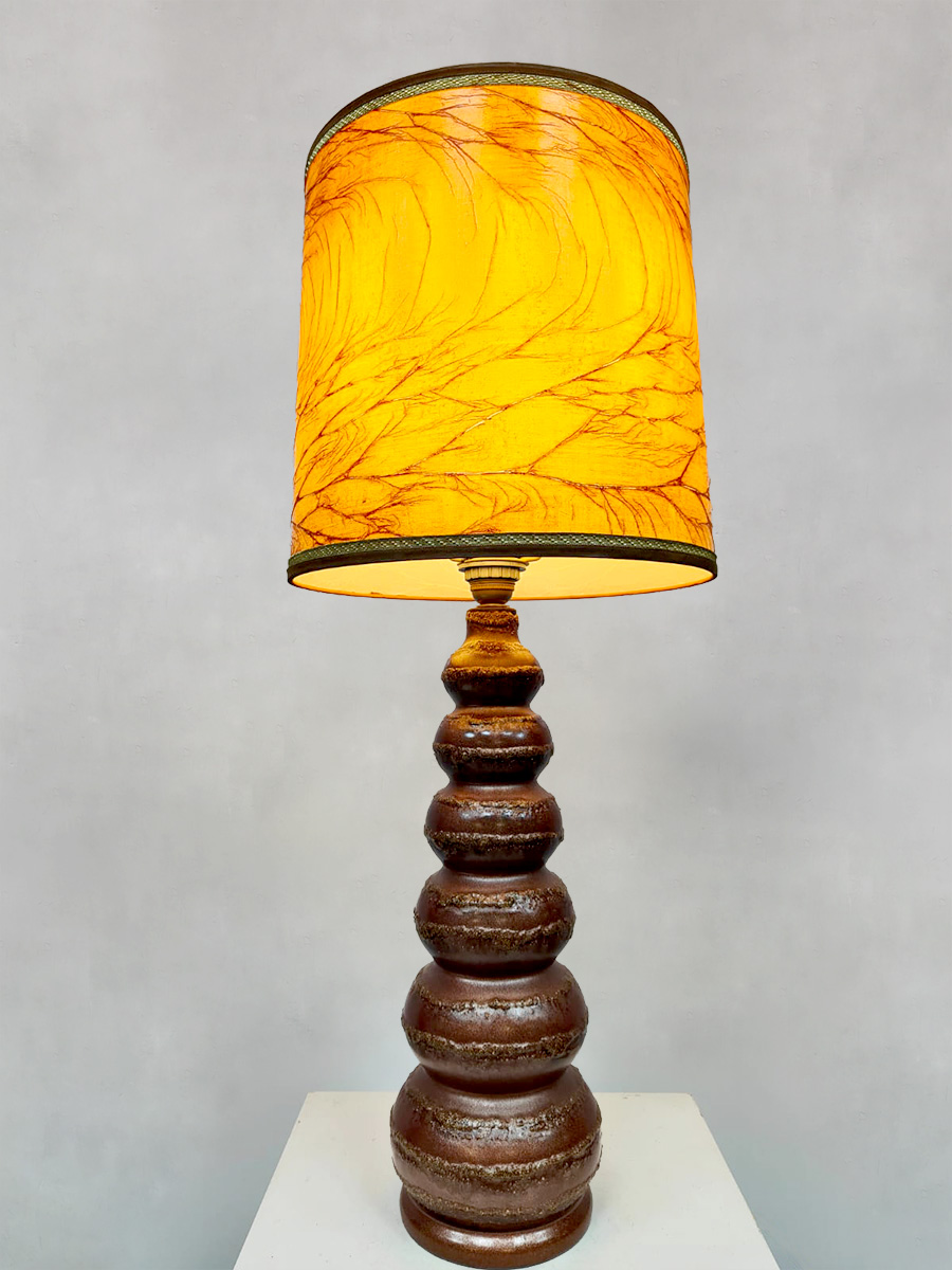 Pijlpunt Aanbod Idool Vintage design ceramic table lamp keramieken lamp 'Earth tones' | Bestwelhip