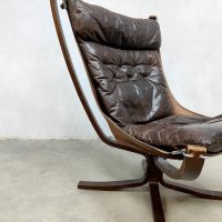 Vintage easy chair lounge fauteuil Falcon Sigurd Ressell Vatne Mobler 1970