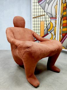 Vintage 'human' chair Keith Haring style 'Pop Art'