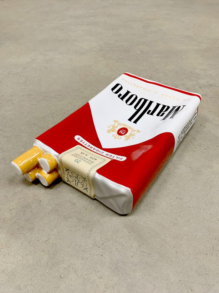 Vintage rare ceramic Marlboro sigarette money bowl ashtray Bestwelhip