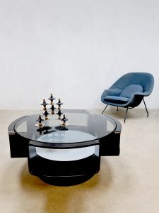 Vintage retro salontafel coffee table Jean Maneval style Curver Orion