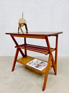 Vintage Dutch design sidetable bijzettafel Webe Louis van Teeffelen