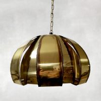 Vintage Danish brass pendant lamp hanglamp Sven Age Holm Sørensen