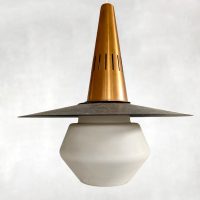Vintage Danish Copper pendant hanglamp Fog & Morup
