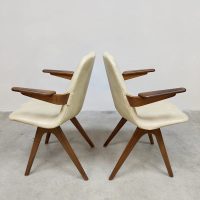 Midcentury Dutch design dining chairs eetkamerstoelen Van Os Culemborg stoel chair