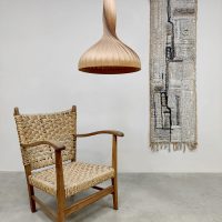 Vintage Swedish design pendant hanglamp plywood Markaryd Hans-Agne Jakobsson 1960