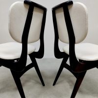 Vintage Dutch dining chairs 'Zwaag' stoelen Bako Deense stijl
