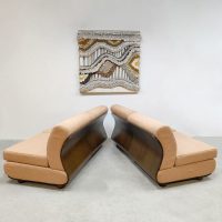 Midcentury modern design Italian design modular sofa modulaire bank 4