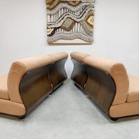 Midcentury modern design Italian design modular sofa modulaire bank 4
