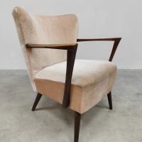 Vintage cocktail armchair club fauteuil 'Perfect Peach'