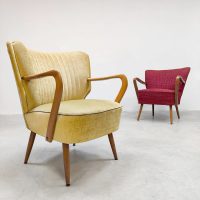 Vintage cocktail chair armchairs club fauteuils stoel 'fifties'