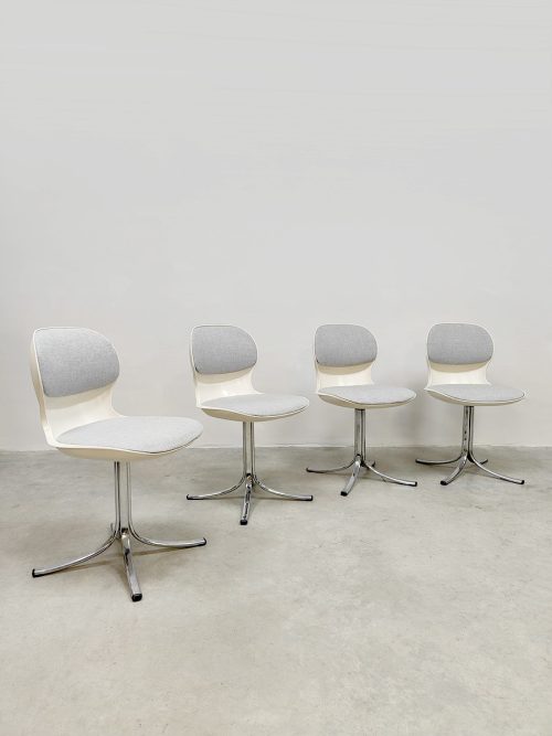 Vintage space age dining office chairs eetkamerstoelen Giroflex