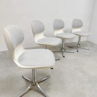 Space age design dining chairs eetkamerstoelen Stoll Giroflex nr 7105
