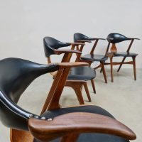 Vintage Louis van Teeffelen Awa stoelen chairs Dutch design