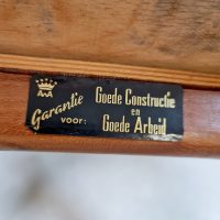 Midcentury 'Cowhorn' dining chairs Louis van Teeffelen