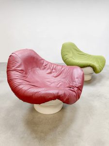 Space age Rodica lounge chair easy chair lounge fauteuil Mario Brunu for Comfort Italy