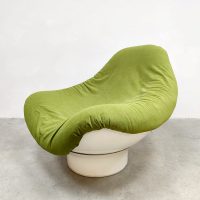Space age Rodica easy chair lounge fauteuil Mario Brunu Comfort 'Green'