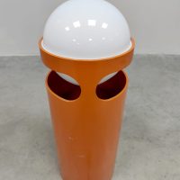 Vintage space age floor lamp 'Funky orange'