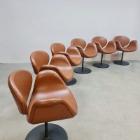 Midcentury design Pierre Paulin Artifort little tulip chairs
