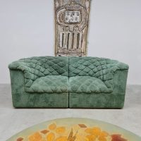 Vintage modular sofa elementen bank modulaire bank 'Love seat'