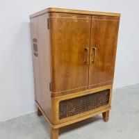 Midcentury Philips television TV cat house cabinet